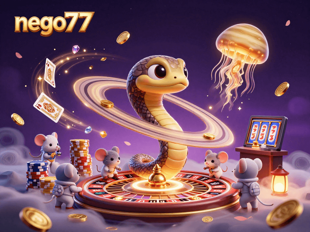 Spin the roulette wheel with nego77 and enjoy captivating cosmic casino action!