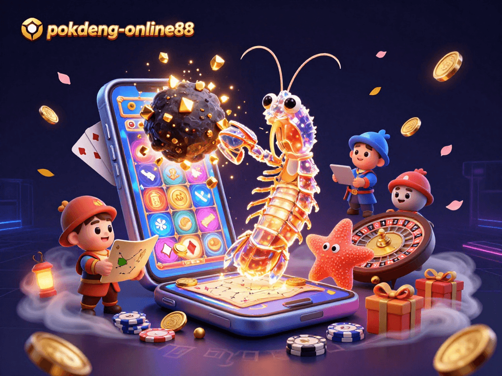 Experience thrilling gameplay with pokdeng-online88 as you collect golden coins and master gambling strategies.