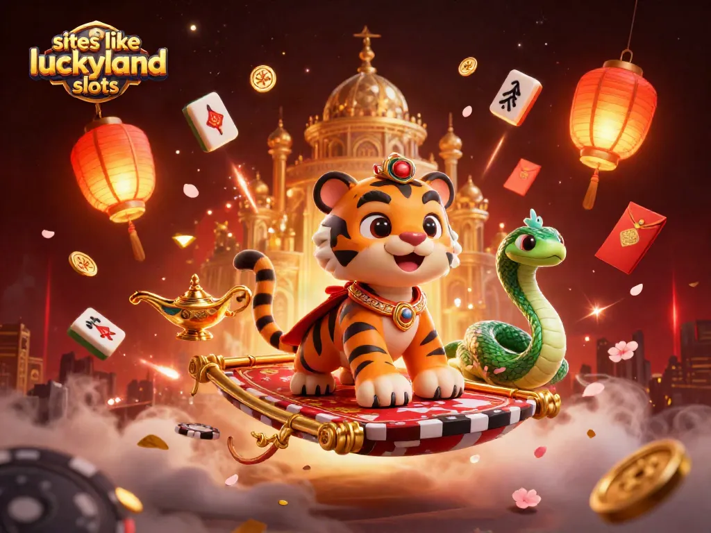 Experience sites like luckyland slots with captivating gameplay featuring vibrant characters and dynamic elements.