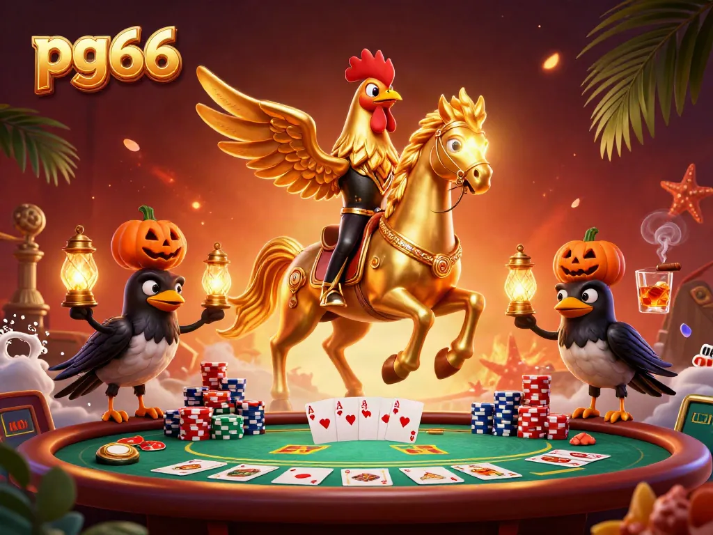 Experience thrilling gaming action at pg66 casino with vibrant characters and dynamic game elements.