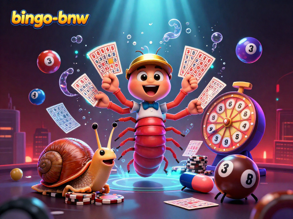 Engage in thrilling gameplay with bingo-bnw, featuring an energetic dealer and high-roller action.