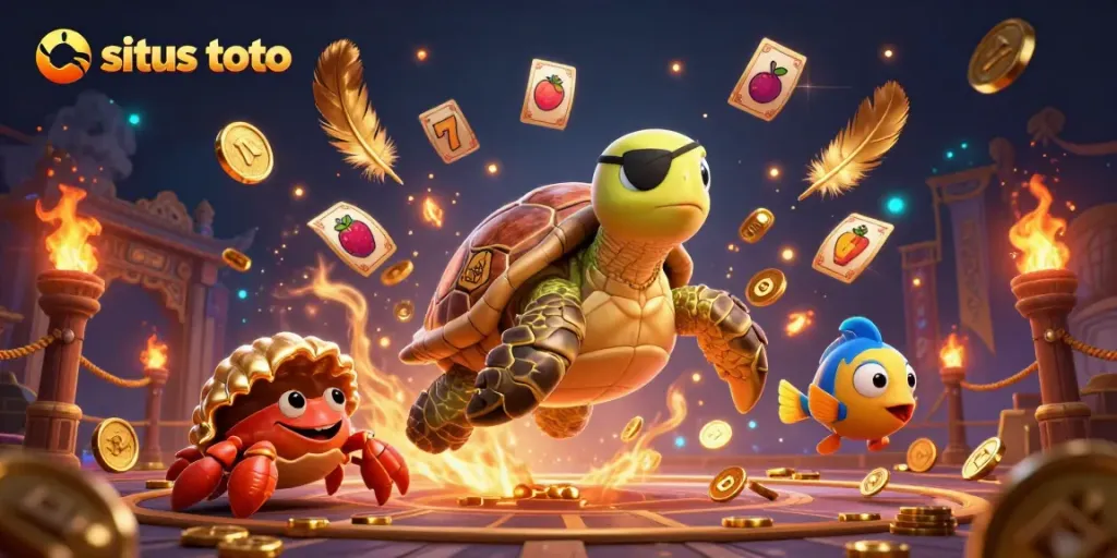 Engage in exciting games with situs toto, featuring charming characters and dynamic slot elements.