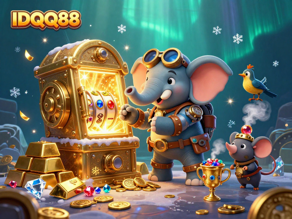 IDQQ88 offers a thrilling slot experience, featuring a steampunk theme with vibrant elements.