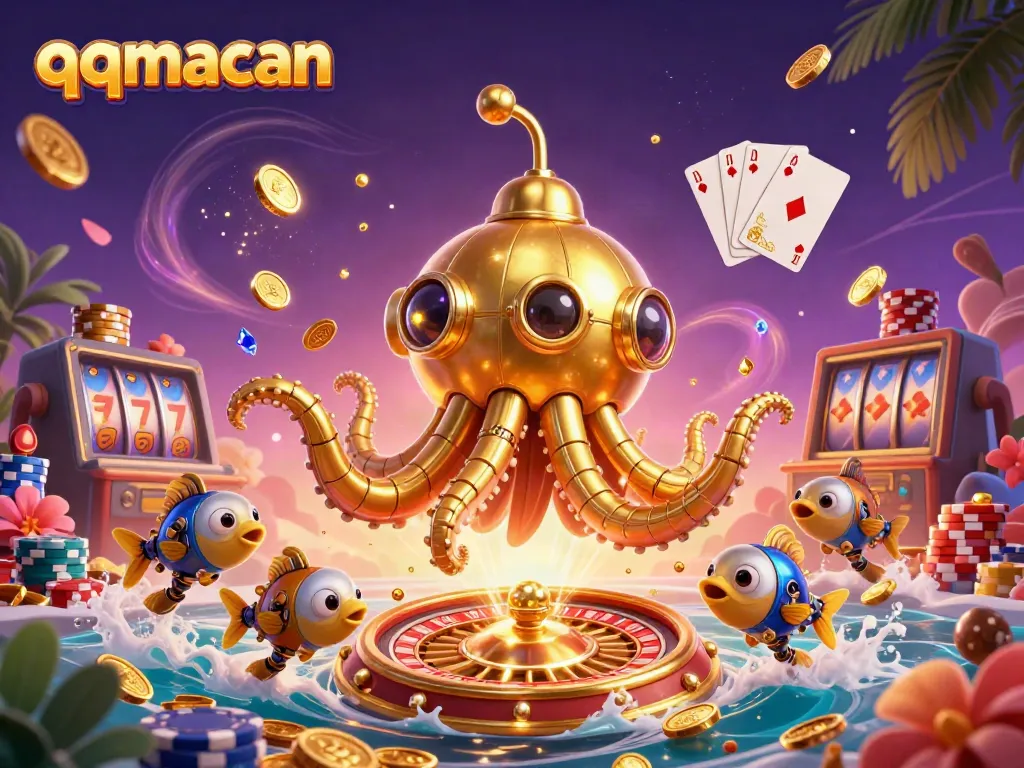 Experience winning thrills at qqmacan with immersive gaming in an elaborate 3D casino setting.