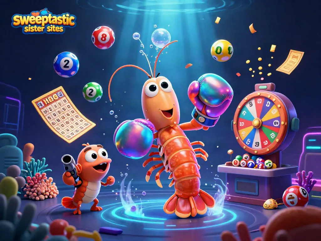 Spin to win with Sweeptastic sister sites: a vibrant, colorful gaming extravaganza!