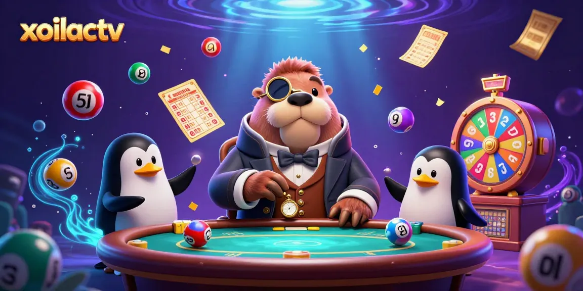 Xoilactv showcases thrilling underwater poker scene with characters and dynamic casino elements.