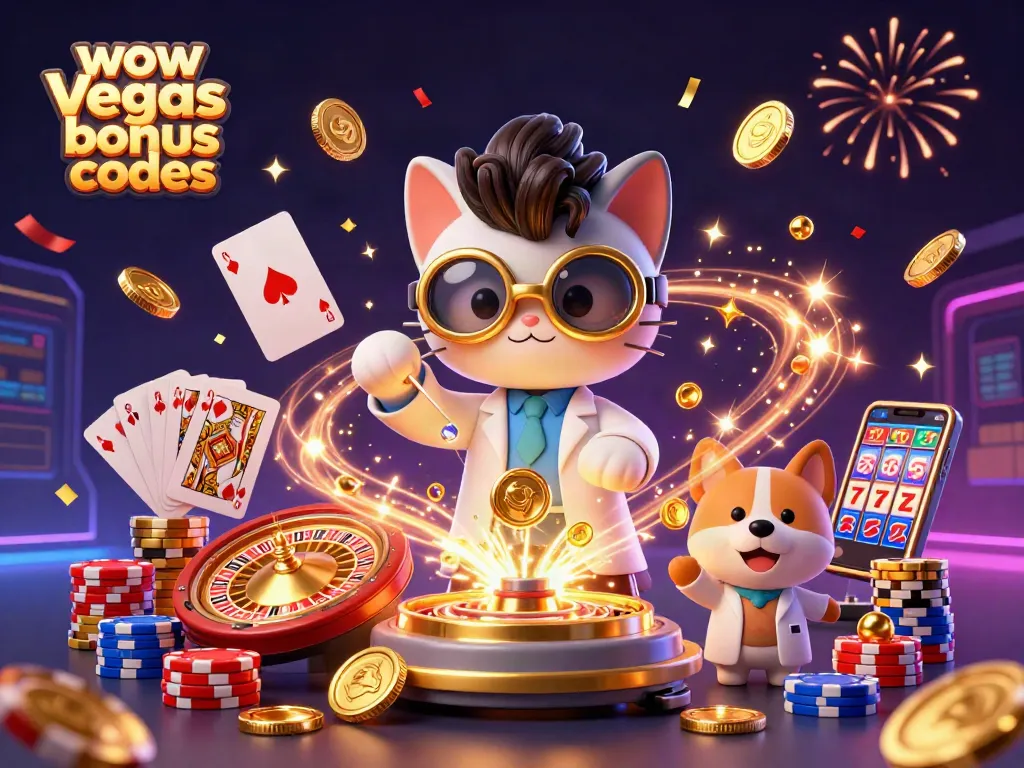 Spin big with WOW Vegas bonus codes and unleash free coins for limitless fun!