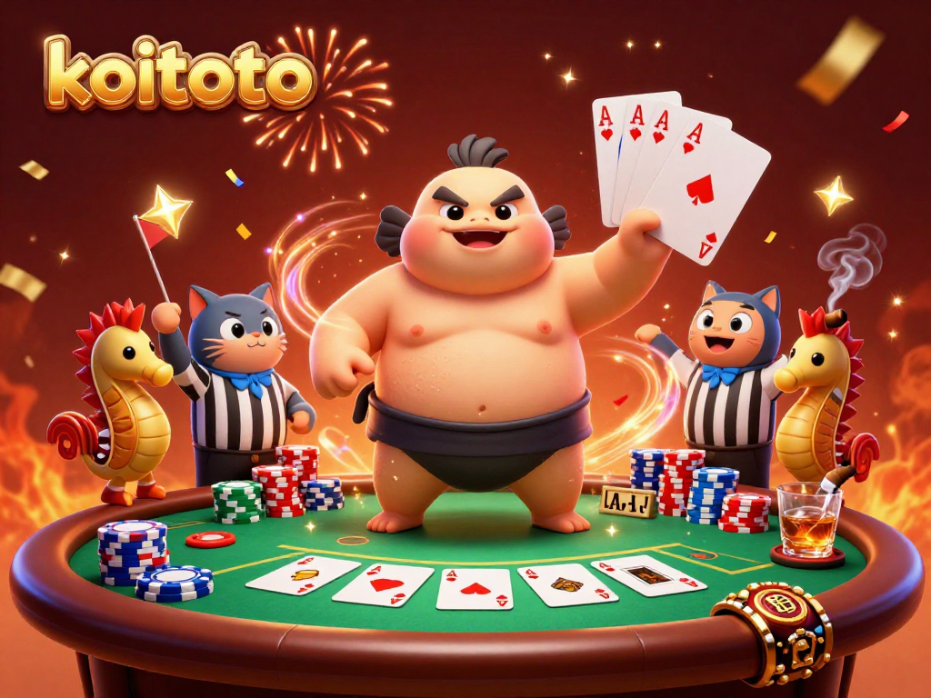 Menggandakan kemenangan di koitoto dengan slot gacor berkualitas, dikelilingi penggemar dan permainan seru.
