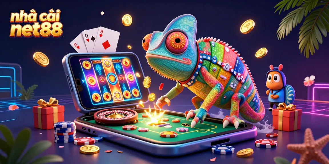 Engaging scene showcasing nhà cái net88 with vibrant casino elements and dynamic visuals.