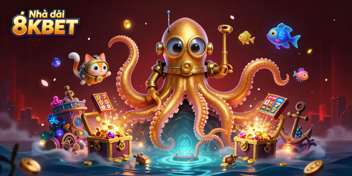 Engage with Nhà cái 8KBET's captivating gaming world featuring lively 3D illustrations.