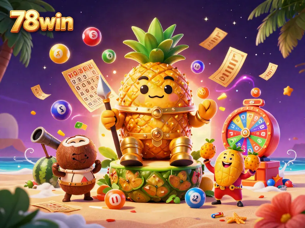 Experience exciting jackpots and fun gaming moments at 78win through vibrant casino elements and engaging characters.