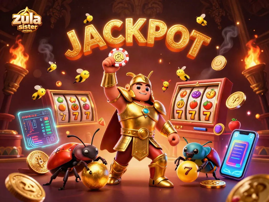 Experience the thrill of zula sister casino with jackpot-winning heroes and vibrant slot elements!